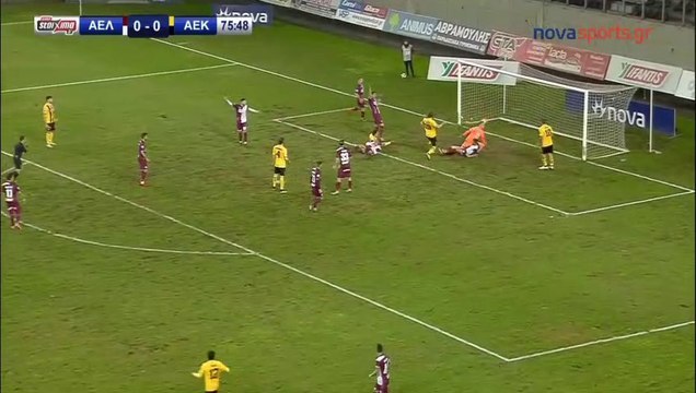 Dmytro Chygrynskiy Goal annuled - AEL Larisa vs AEK - 16.12.2018 [HD]