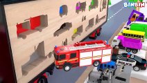 Colors for Children to Learn with Transporter Truck Toys #w - Street Vehicles for Kids