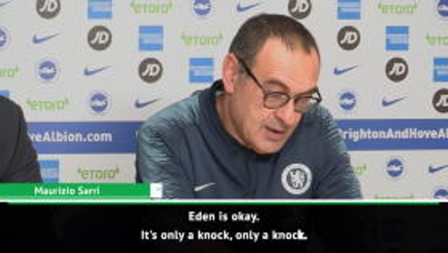 Hazard injury not a big problem - Sarri on Hazard