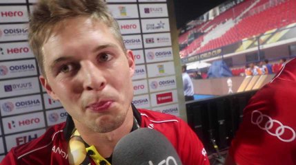 Red Lions champions du monde : interviews Victor Wegnez, Simon Gougnard et Loic Luypaert
