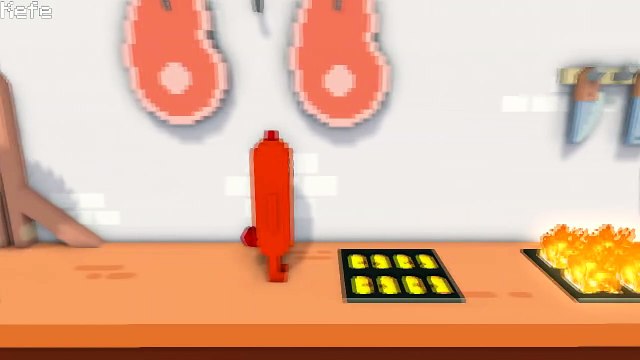 Monster School: RUN SAUSAGE RUN! CHALLENGE! - Minecraft Animation