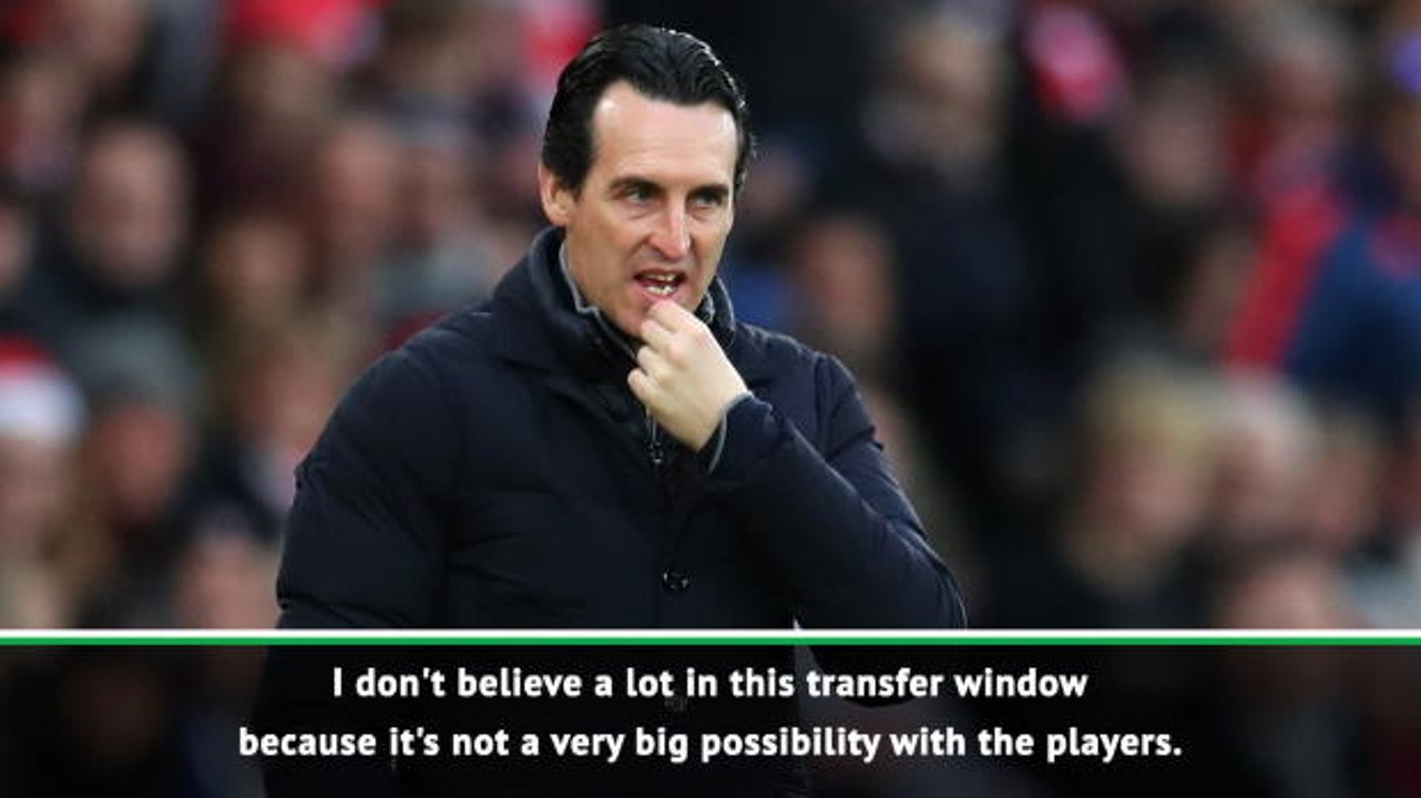 January transfers unlikely for Arsenal - Emery