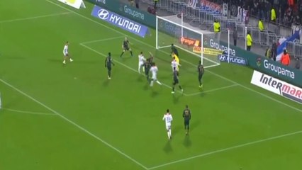 BUT de  Houssem Aouar   Olympique Lyonnais 1x0 AS Monaco