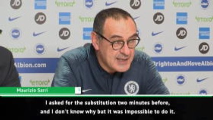 VIRAL: Premier League: Sarri disappointed with fourth official.
