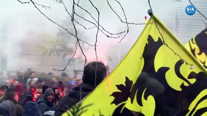 Belçika’da Göçmenlik Karşıtları Polisle Çatıştı