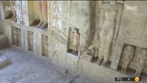 [이시각 세계] 이집트 사카라서 4천 400년 전 고대무덤 발견
