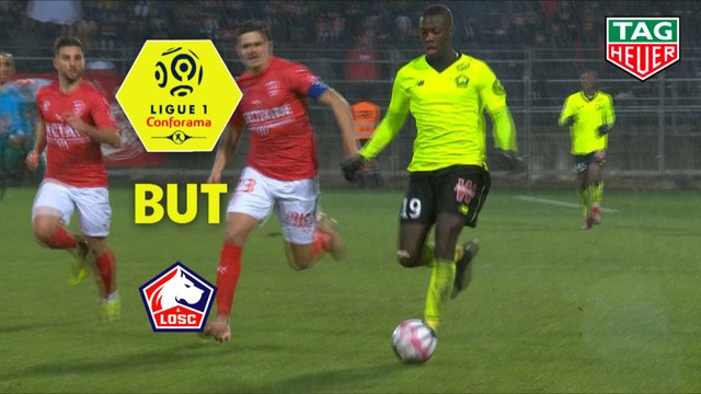 But Nicolas PEPE (66ème) / Nîmes Olympique - LOSC - (2-3) - (NIMES-LOSC) / 2018-19