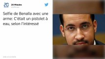 Selfie de Benalla armé. C’était un pistolet à eau, selon l’intéressé