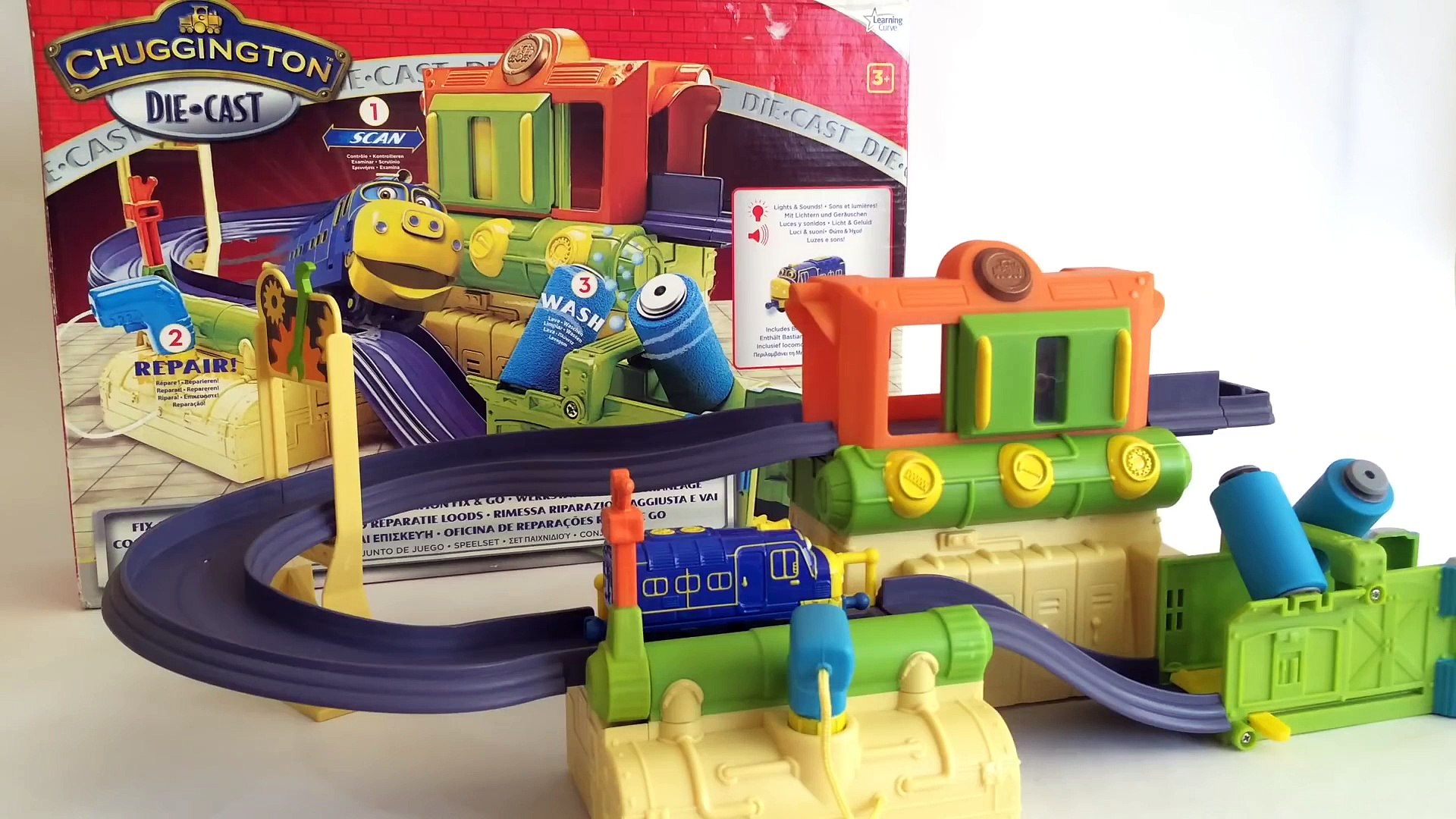 Chuggington Diecast Straight and Curved Track Pack 20pcs - Unboxing Demo  Review - video Dailymotion