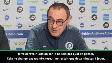 17e j. - Sarri : "Nous aurions pu terminer le match avec Giroud en défense centrale"