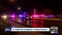 Attempted robbery at Mesa store turns deadly