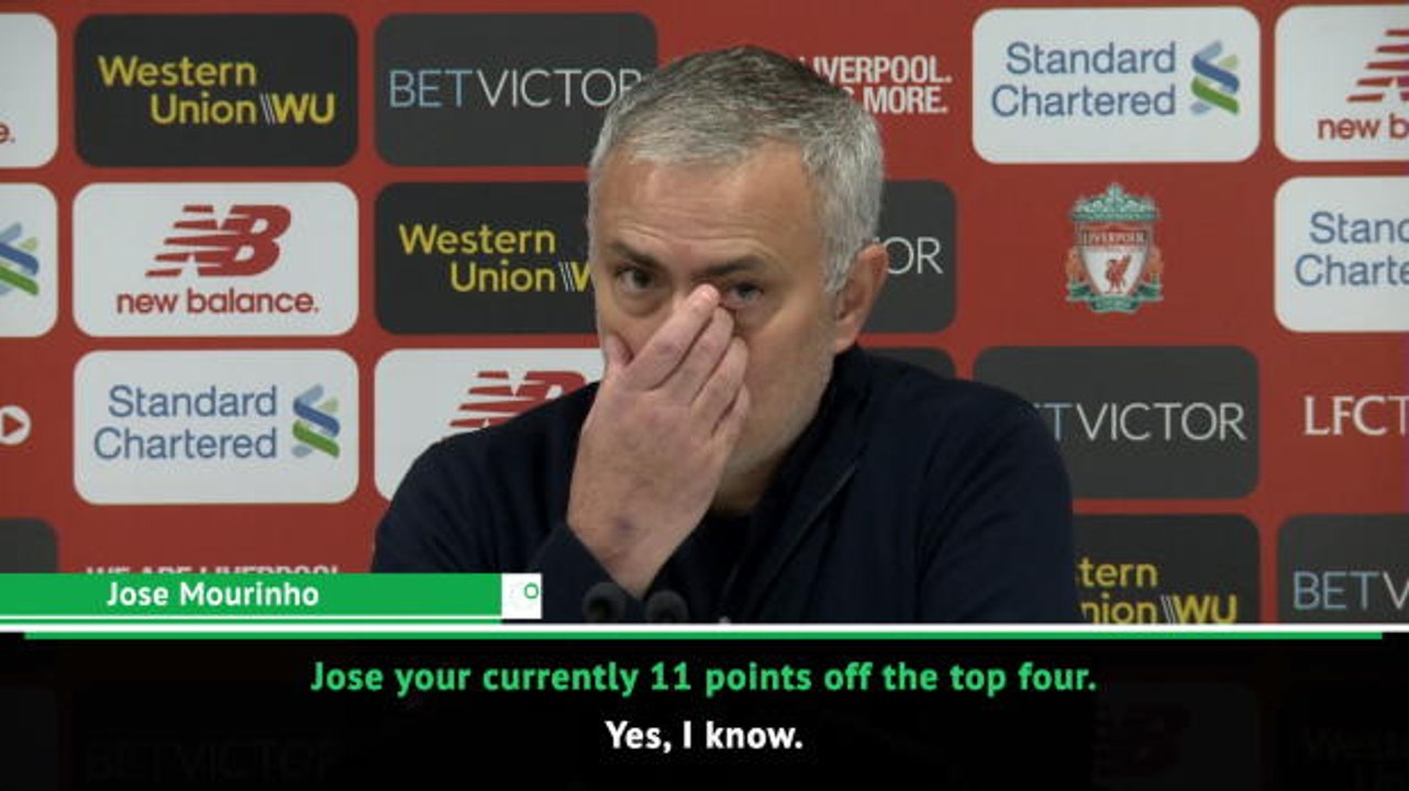 We can catch the top four - Mourinho