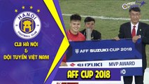 Khoảnh khắc ấn tượng: Quang Hải nhận giải thưởng Cầu thủ xuất sắc nhất AFF Cup 2018 | HANOI FC