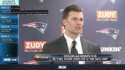 Tom Brady Reflects On 17-10 Loss To Steelers On Sunday