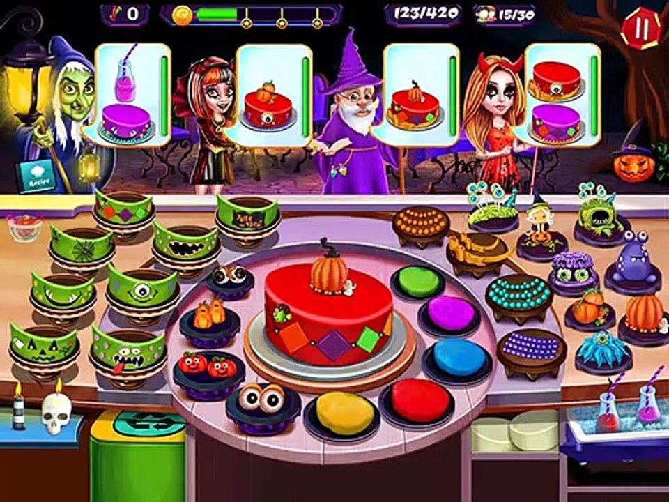 Halloween Food Shop Cooking & Restaurant Chef Game - GamePlay Video By GameiCreate