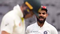 India Vs Australia 2nd Test: Virat Kohli and Tim Paine exchange verbal blows | वनइंडिया हिंदी