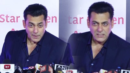 Salman Khan's fun moment with media during Star Screen Awards 2018; Watch Video | FilmiBeat
