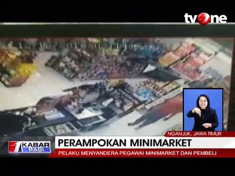 Kawanan Perampok Senpi Gasak Ratusan Juta dari 2 Minimarket