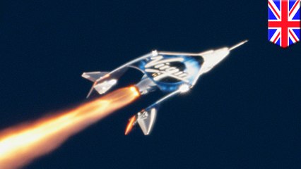 Virgin Galactic first to fly airplane in space