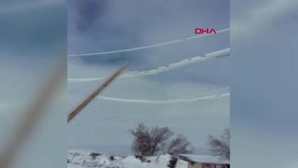 Erzurum Buz Tutan Enerji Nakil Hatları Böyle Temizlendi