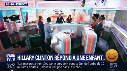 Hillary Clinton répond à une enfant