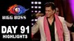 Bigg Boss 12 Day 91 Highlights | The SRK report: Salman's disclosure