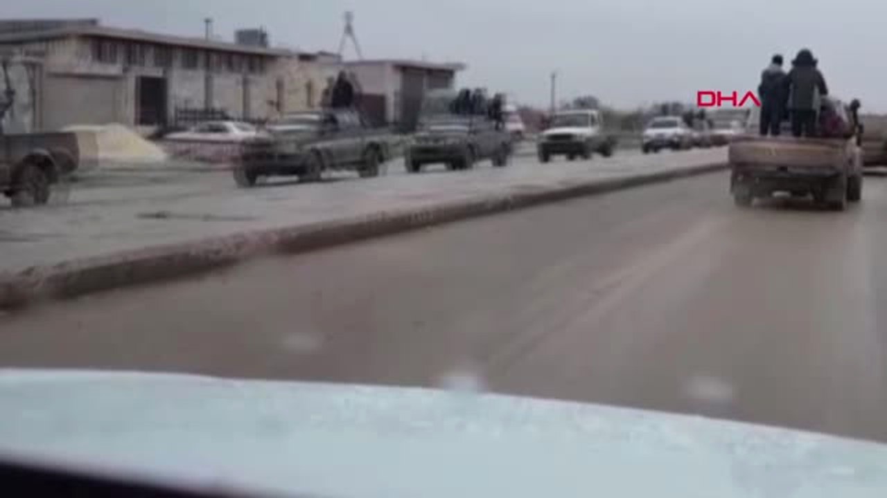 Suriye Öso Güçlerinin Operasyon Bölgesine Sevkiyatı