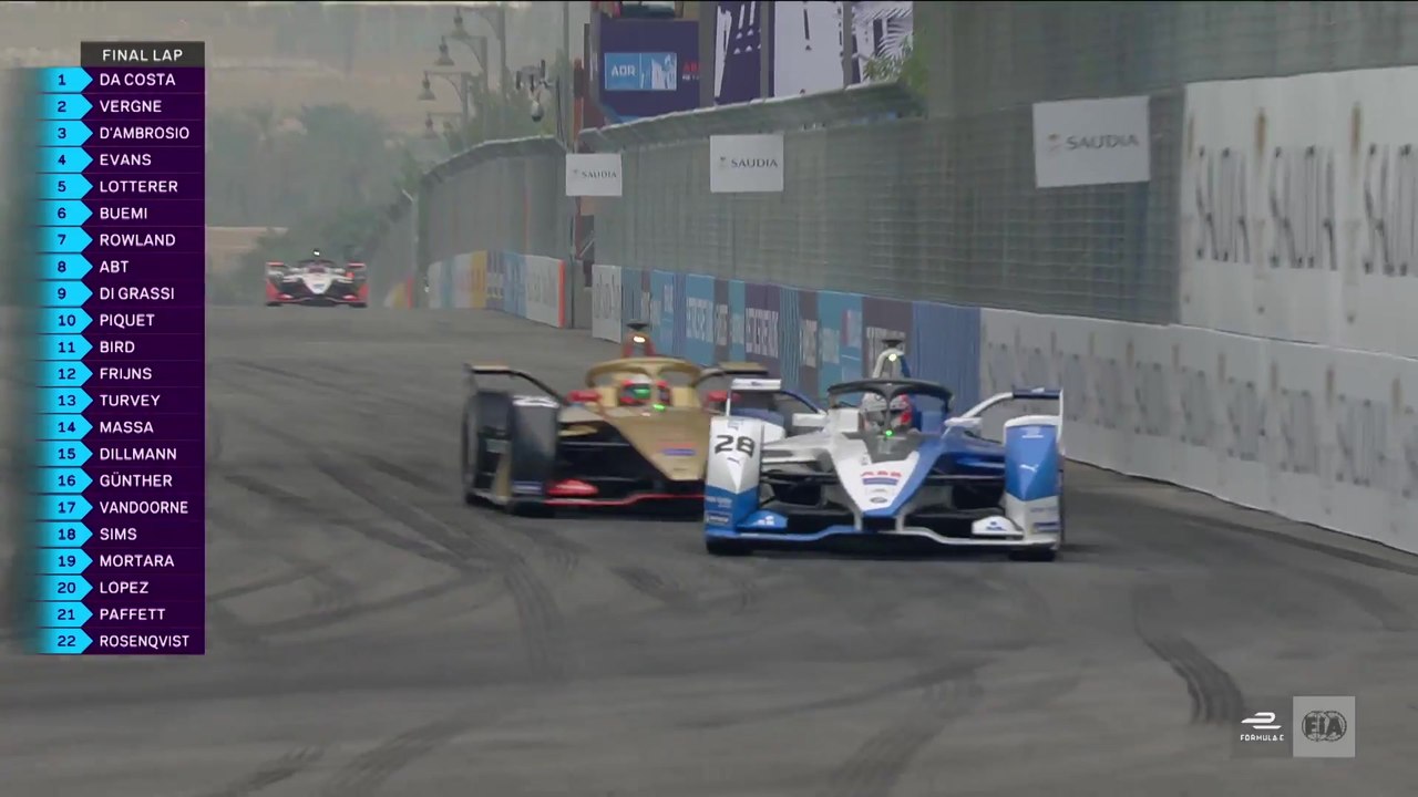 Félix da Costa gewinnt für BMW i Andretti Motorsport beim Formel-E-Saisonauftakt