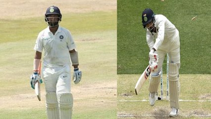 India Vs Australia 2nd Test:KL Rahul & Cheteshwar Pujara fell cheaply in 4th innings| वनइंडिया हिंदी