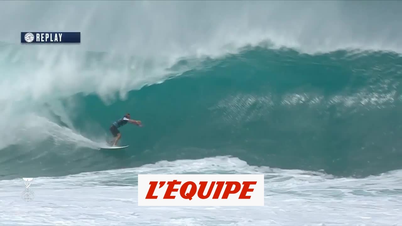 La vague de 8,83 de Joan Duru face à Tomas Hermes au Pipe Masters 2018 - Adrénaline - Surf