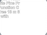 WeRChristmas PreLit Deluxe White Pine PreLit MultiFunction Christmas Tree 18 m  6