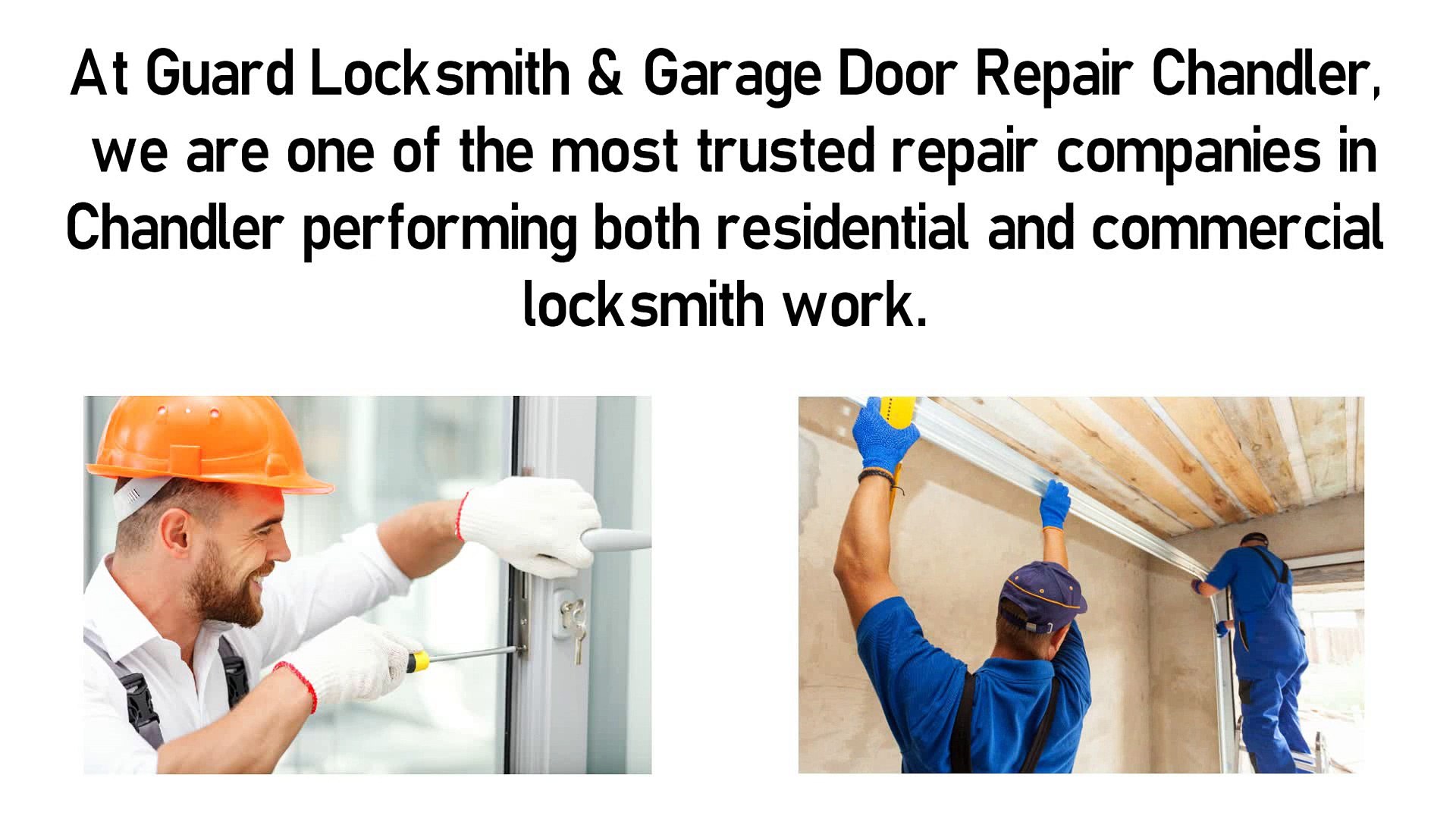 Guard Locksmith Garage Door Repair Chandler 24 7 Keen Service