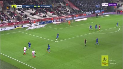 Tendangan Voli Doumbia Buat Reims Unggul Cepat