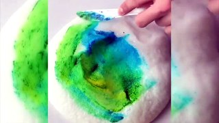 Slime Coloring - Satisfying Slime ASMR Video #71!