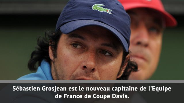 Coupe Davis - Sébastien Grosjean nommé capitaine