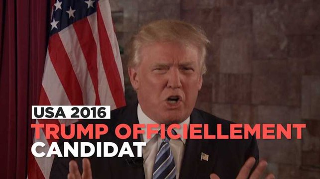 Trump officiellement candidat : Nous devons aller jusqu'au bout