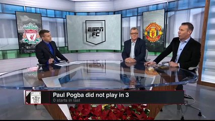 Gabriele Marcotti DISAPPOINTED Paul Pogba did not play in 3-1 LOSS at Liverpool | ESPN FC