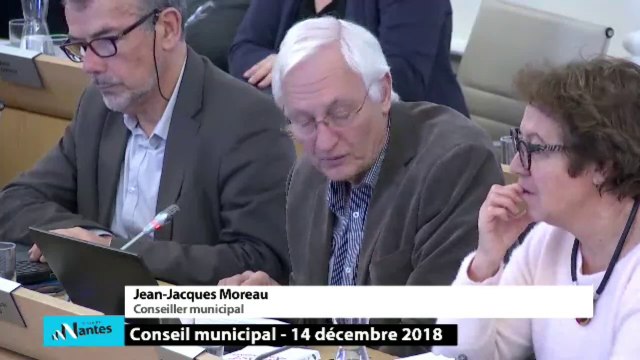 Jean-Jacques MOREAU sur l'accueil des Tout-Petits au Conseil Municipale Nantes le 14 décembre 2018