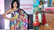 Adah Sharma looks super cool in Satya Paul saree at the Star Screen Awards | Boldsky