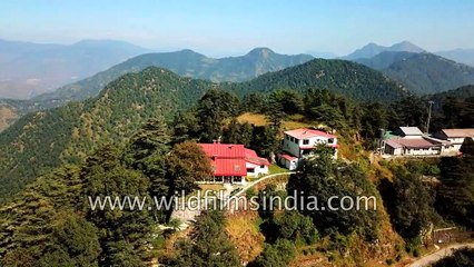 Prospect Point- Aerial view of Landour Uttarakhand