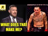 Conor McGregor reacts to Max Holloway's TKO win over Brian Ortega,Holloway wants Kung Fu Panda