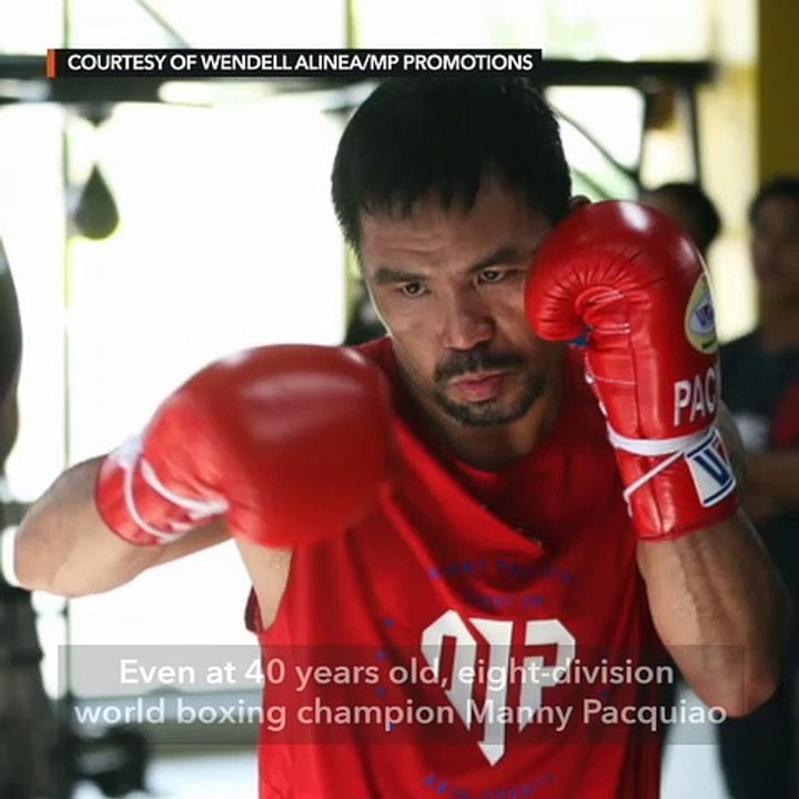 Manny Pacquiao still pushing at 40 ahead of title defense