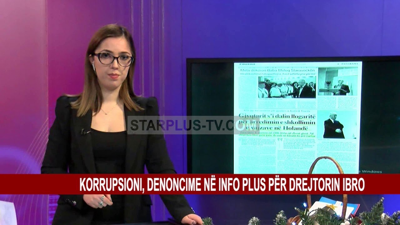 KORRUPSIONI, DENONCIME NË INFO PLUS PËR DREJTORIN IBRO