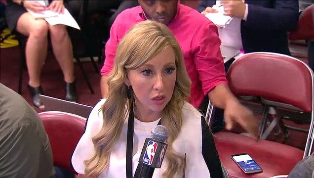 Klay Thompson Postgame conference Warriors vs Rockets Game 7 May 28, 2018 NBA Playoffs