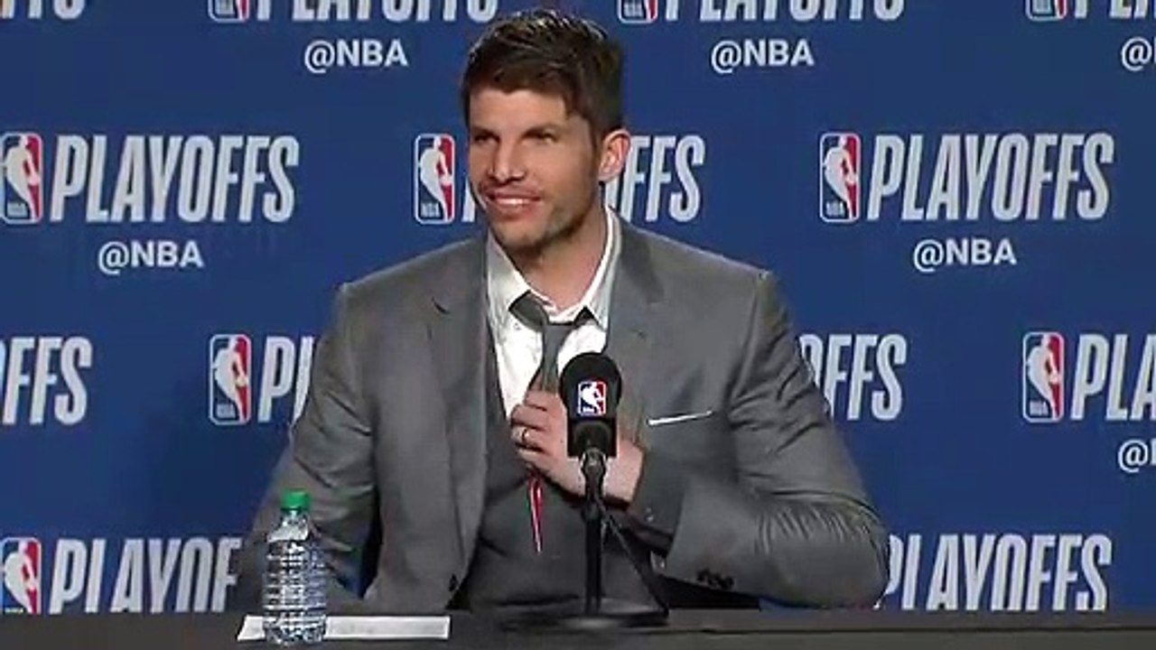 Kyle Korver Postgame conference   Cavs vs Raptors Game 1   May 1, 2018   NBA Playoffs