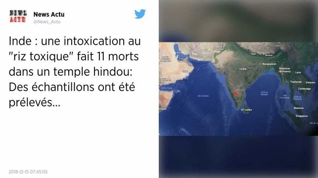 Inde. Onze personnes meurent après avoir ingurgité du riz « toxique » dans un temple hindou.