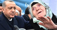 Cumhurbaşkanı Erdoğan, Yaşlı Kadının İsteğini Geri Çevirmedi