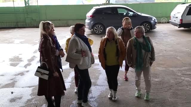 Yerleşik Ruslar Gazipaşa'da Zeytinyağı Fabrikası Gezdi