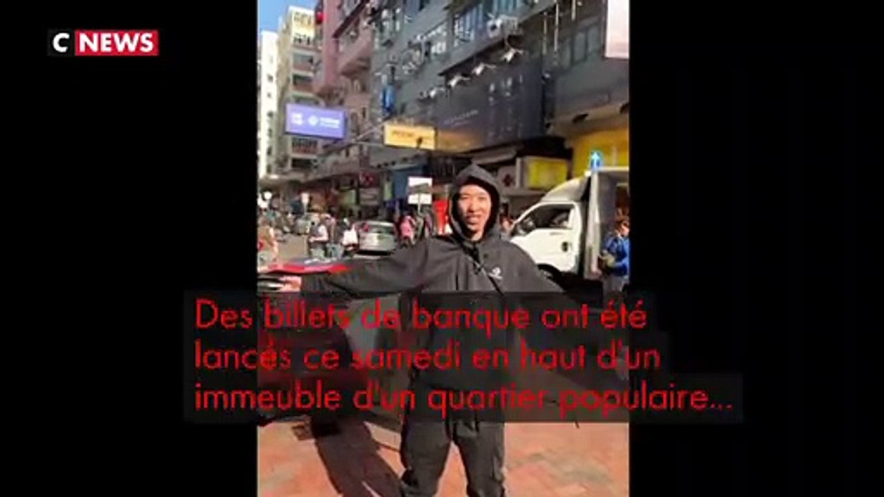 Une pluie de billet à Hong Kong