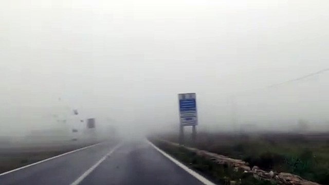 Maltempo, nebbia Padana tra Andria e Castel del Monte